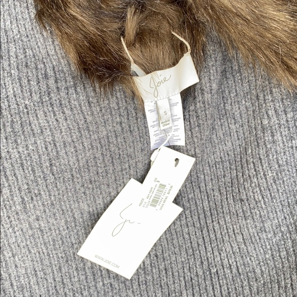 NEW WITH TAGS Joie Pruce Faux Fur Reversible Vest - Picture 13 of 13